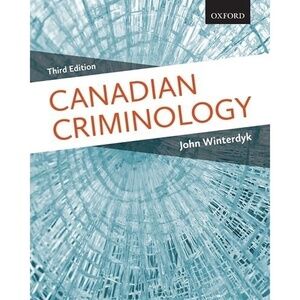CANADIAN Criminology Third edition Book Winterdyk Professional Development Text